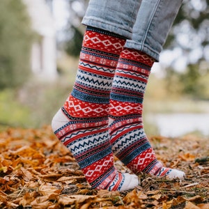 1 Paire De Chaussettes Épaisses D'hiver Pour Bébé Réglables Et À