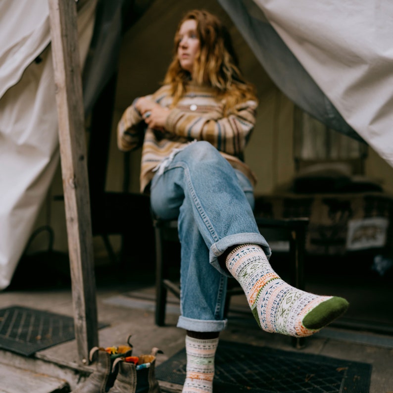 Chaussettes douillettes pour hommes, Cadeaux douillets pour homme, Chaussettes chaudes pour hommes, Chaussettes tricotées main, Cadeau pour lui, Chaussettes pour botte, Chaussettes écologiques, Chaussettes Aktiv image 4