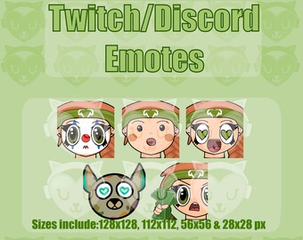 Skye Tapferant 5 Emotes | Twitch Discord YouTube Emote Pack Bundle für Streamer 128 ,112 , 56 & 28 px