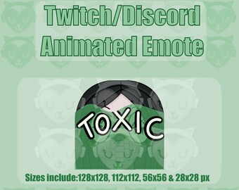 Viper Valorant Toxic Animated Emote | Twitch Discord YouTube Emote Für Streamer 128 ,112 , 56 &28 px