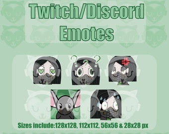 Viper Valorant 5 Emotes | Pacote Twitch Discord YouTube Emote Pack para Streamer 128, 112, 56 e 28 px