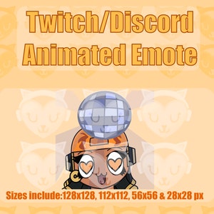 Raze Valorant Dance Animated Emote / Twitch Discord YouTube Emote for Streamer 128 ,112 , 56 & 28 px