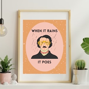 Poe Funny English Classroom Poster Digital Download
