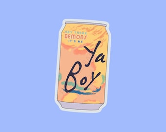 Hey There Demons Sticker | Funny Meme La Croix Can Vinyl Decal