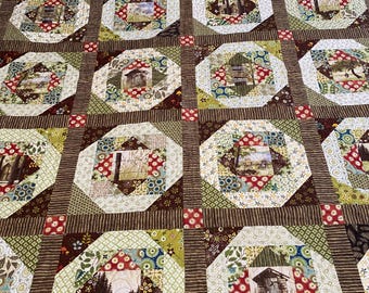 One of a kind Let’s go Camping Themed Quilt
