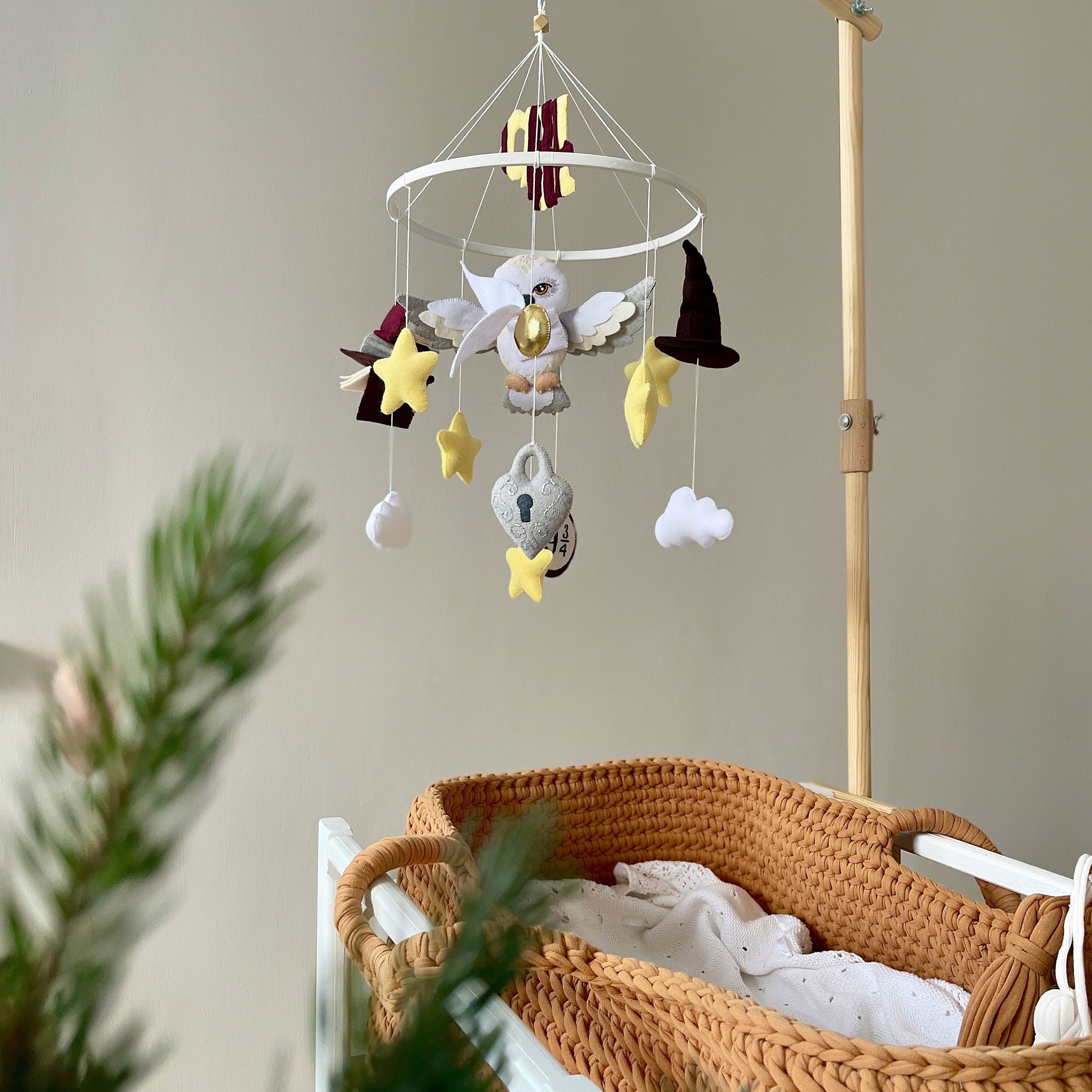 Magical Crib Mobile Owl Baby Mobile Wizard Baby Mobile Harry Boy and