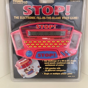 STOP Tiger electronics lcd game NIB