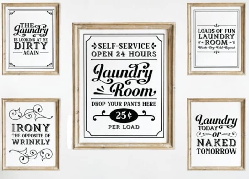 Funny Laundry Signs
