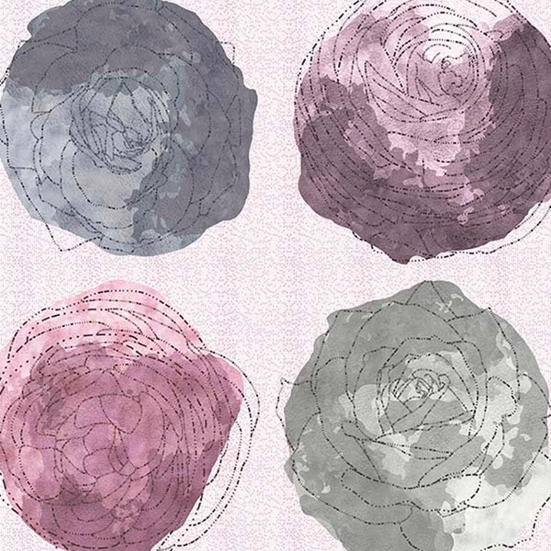 Decipher Floral Wallpaper Botanical Wallpaper Design - Etsy