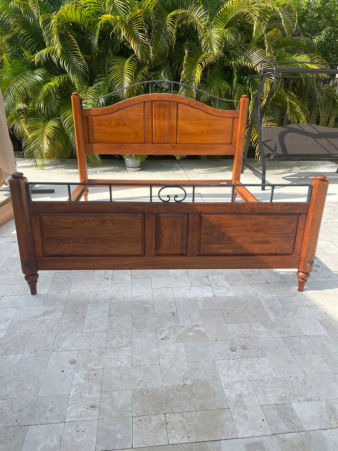 Ethan Allen King Size Bed Country Crossing Etsy