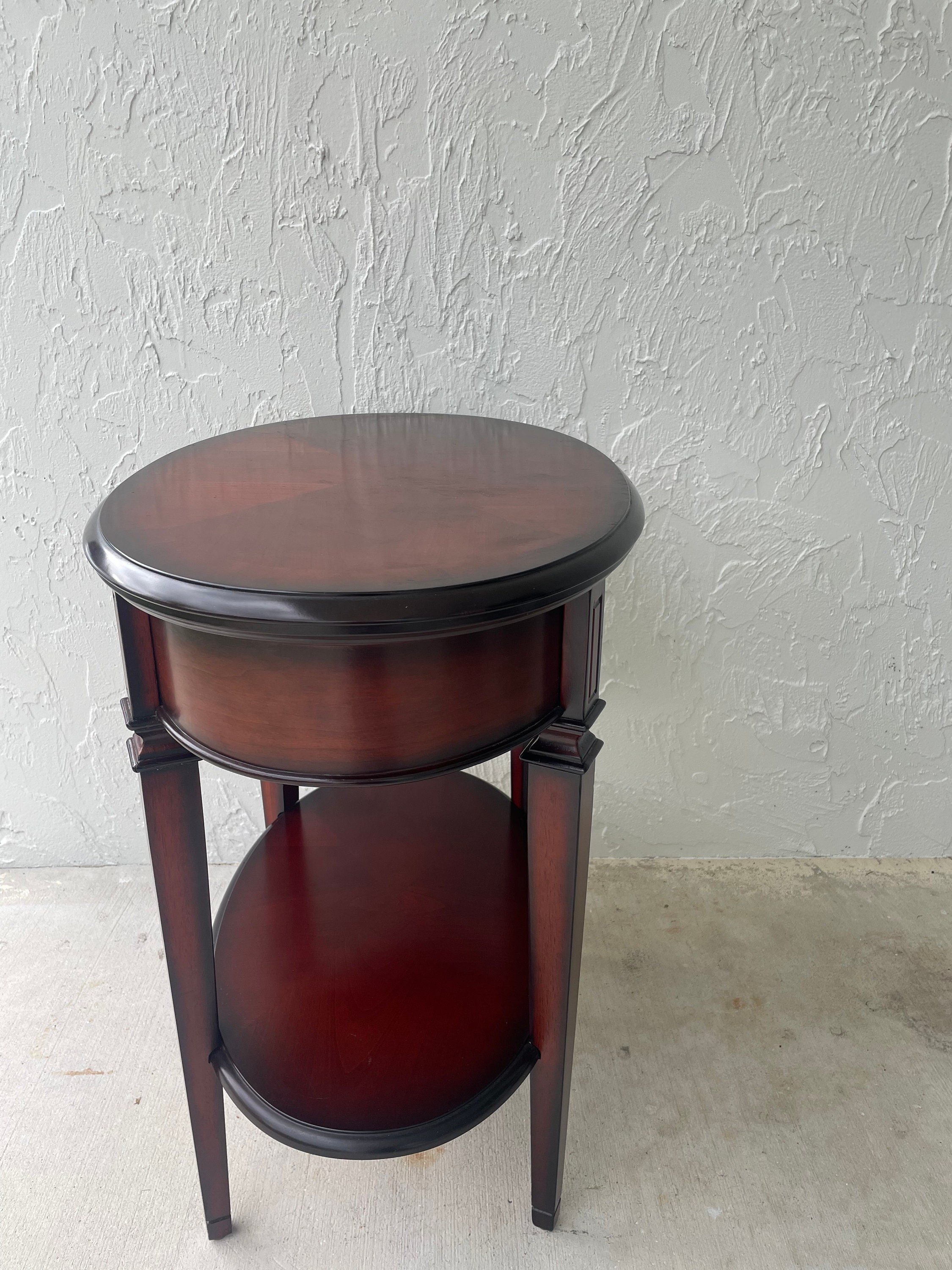 Bombay Company Federal Style Side Entry Foyer Two Tier Table - Etsy
