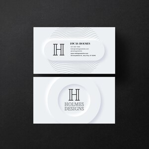Business Card Template Bundle: Customizable Designer Cards (Canva, Digital File)