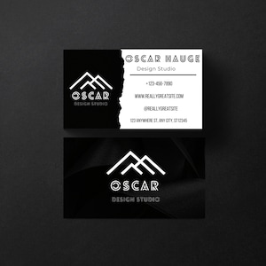 TEMPLATES of Business Card |  Business Card Bundle | Canva Template | Customizable Business Card | Design studio business card.