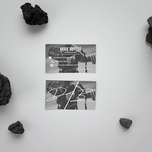 Photographer Business Card Template: Customizable Canva Design (Digital File)