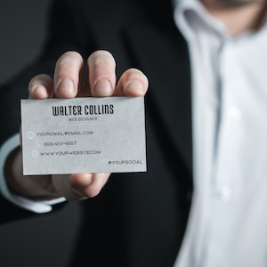 Business Card Template Bundle: Customizable Canva Designs (Digital File)