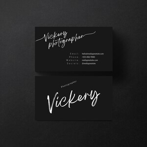 Customizable Business Card Template: Canva Bundle (Digital File)