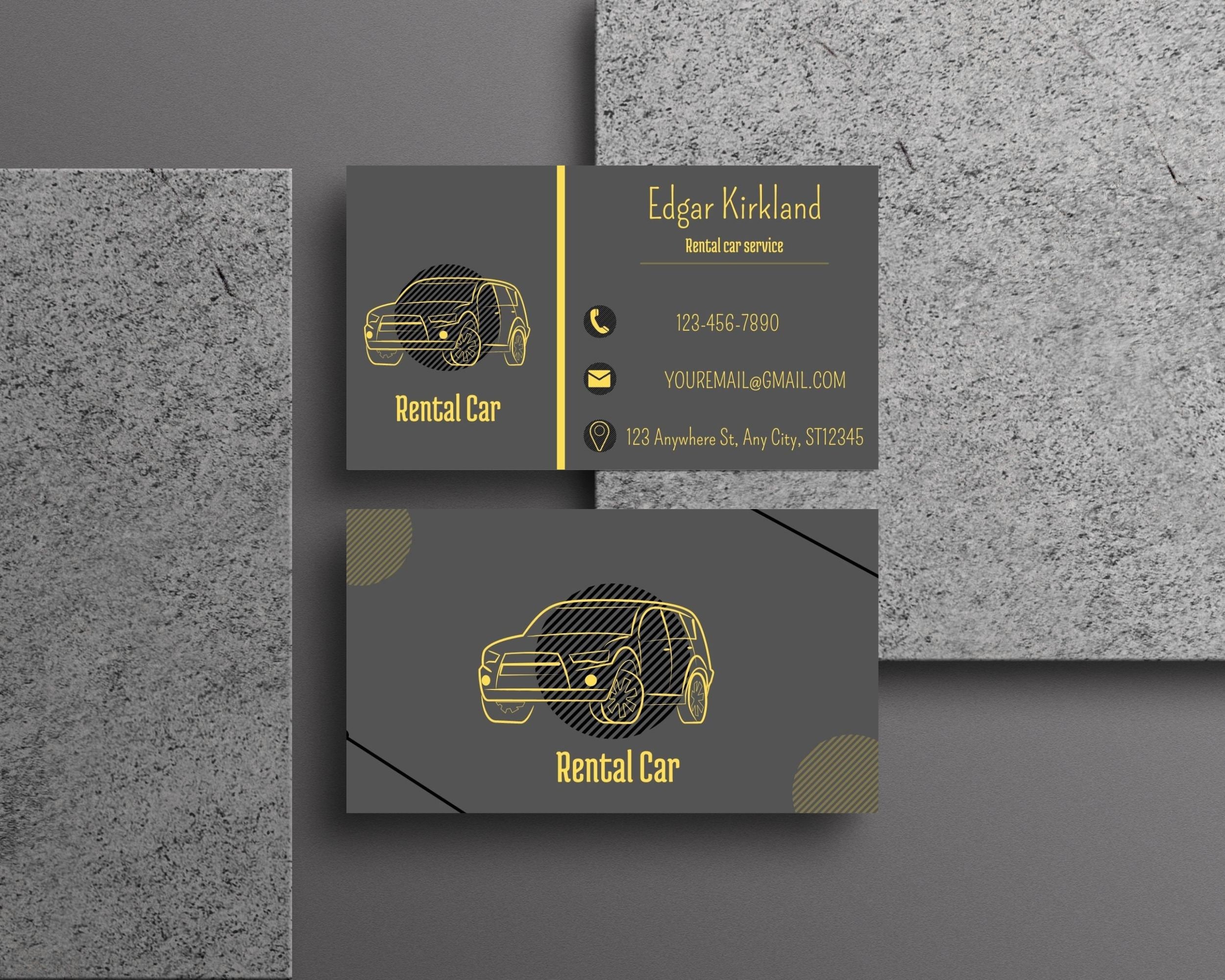 Business Card Business Card Bundle Canva Template Customizable Business