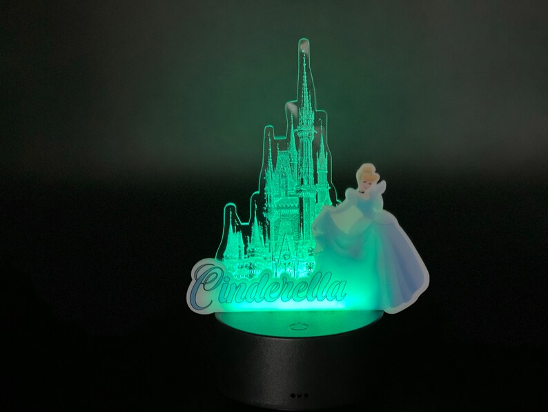 Disney Princess LED Display Cinderella Etsy