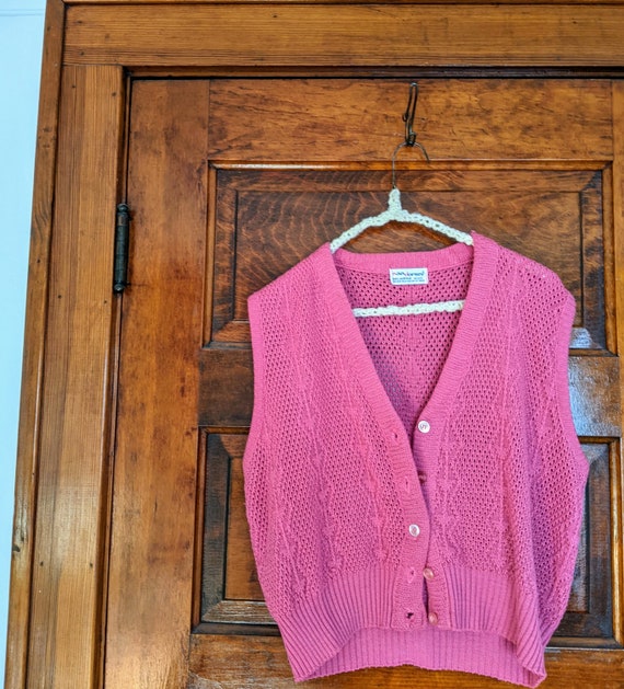 Vintage Cottagecore Sweater Vest - Gem
