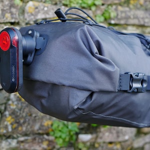 Garmin Varia/Magene Radar Saddle Bag Mount - clamps to saddle bags | Garmin | Varia | Magene| MTB | Radar | Cycling | Touring | Adventure