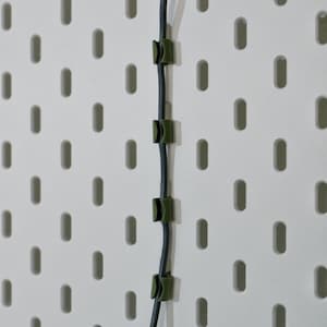 Ikea Skadis Pegboard Cable clips | Sets of 5/10/15/20 | 3D Printed