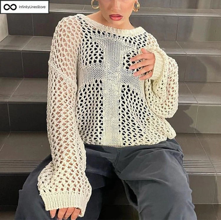 Cross Sweater - Etsy