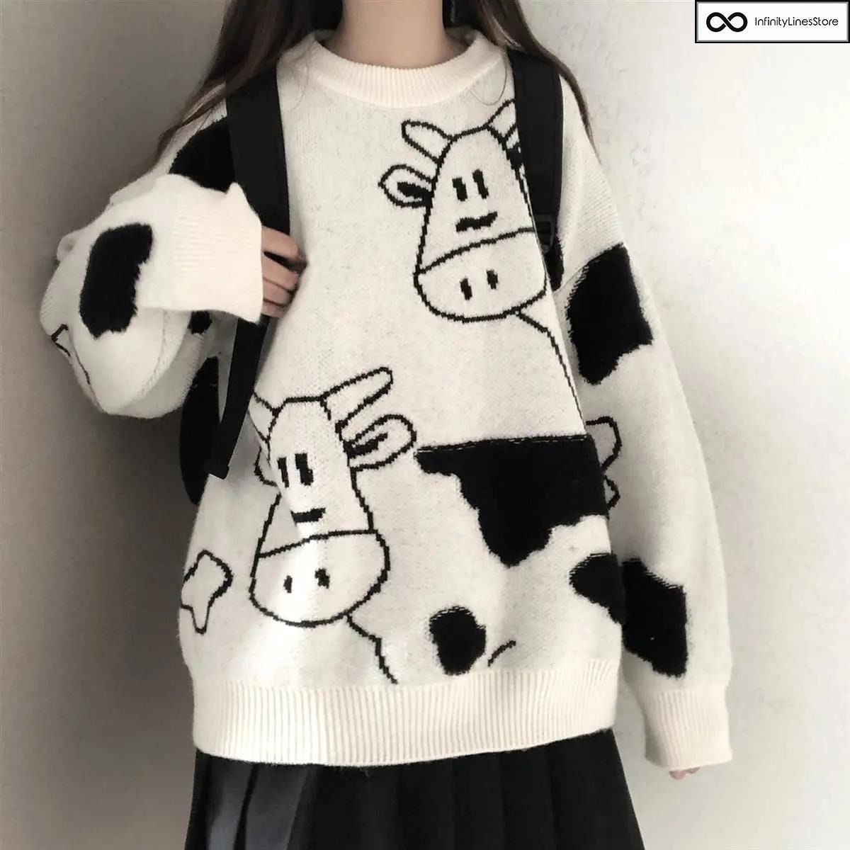 Cow Sweater - Etsy