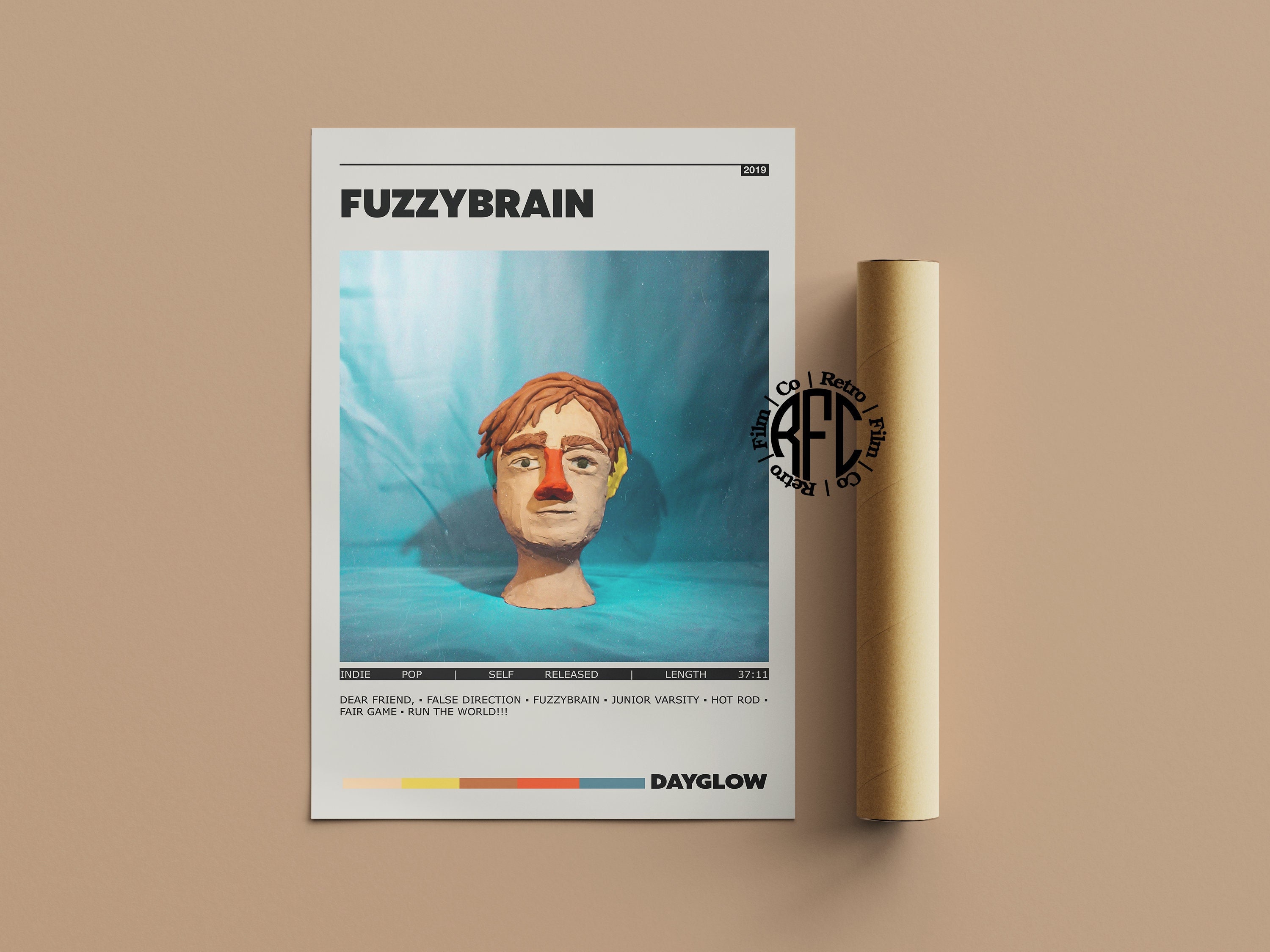 Discover Dayglow Fuzzybrain Poster