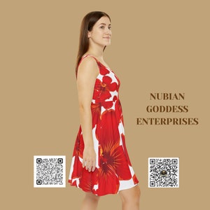 Floral Print Skater Dress: Polyester Spandex Blend, Party Bridesmaid Dress
