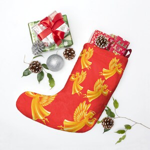 Personalized Christmas Stocking: Custom Printed Fleece