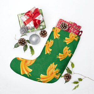 Personalized Christmas Stocking: Festive Polyester Fleece