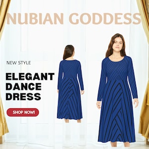 Elegant Blue Dance Dress