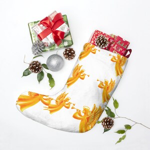 Personalized Christmas Stocking: Custom Printed Polyester Fleece