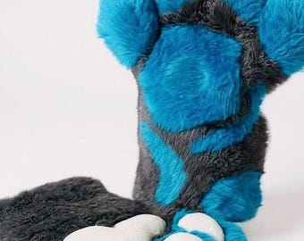 Blue Raspberry and Blue Grey Paw