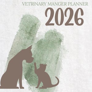 Veterinary Manager Yearly Planner: 34-Page Template (Digital Download) image 5