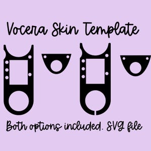 Vocera Skin SVG Template for vinyl cutting machines