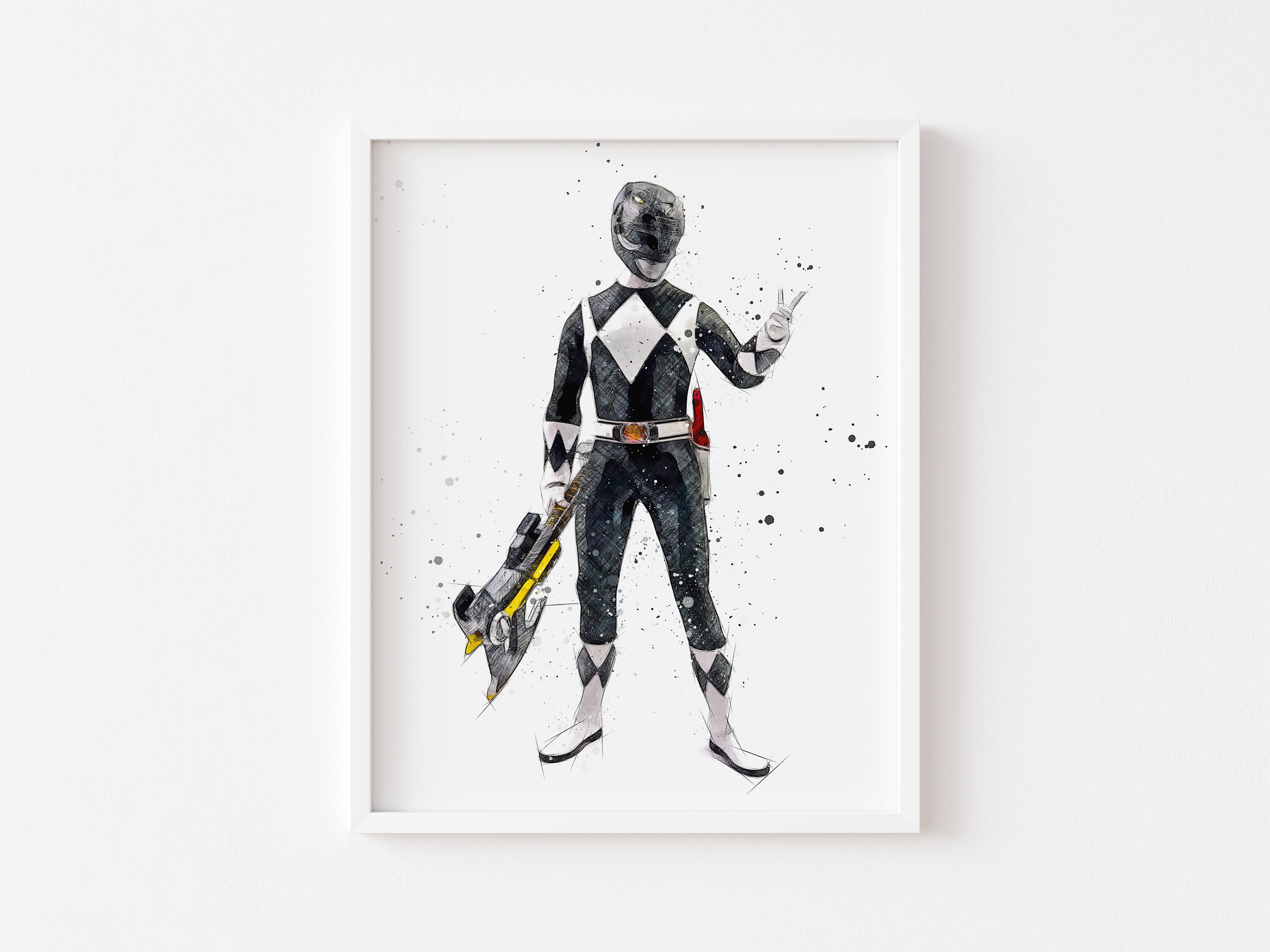 Printable Power Rangers Prints Power Rangers Wall Art Power Rangers