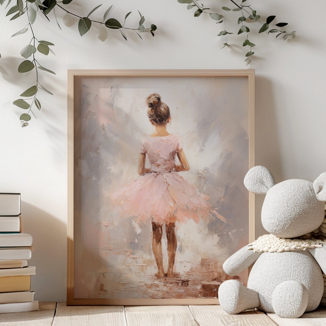 Ballet Nursery Art Ballerina Nursery Decor Pink Girl S Room Ballet
