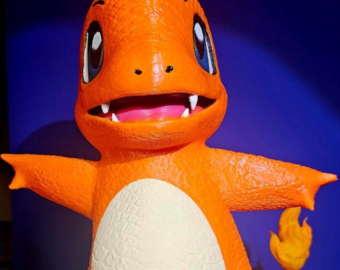 Featured listing image: Charmander Life-Size 3ft & Mid-size Figure / Statue