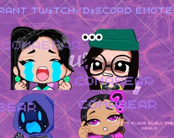 Valorant Emotes, Twitch Emotes, Valorant twitch emotes, valorant emote pack