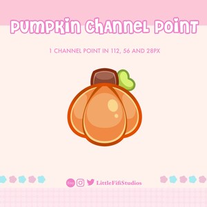 Punti canale zucca per Twitch, punti canale per Twitch, emote Twitch personalizzate, emote zucca