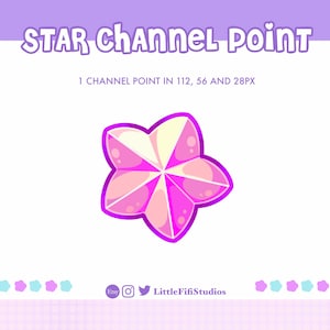 Star Channel Points for Twitch, Channel Points for Twitch, Custom Twitch Emotes, Star Emotes