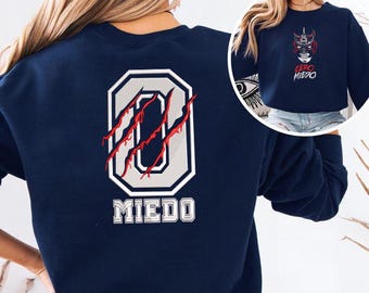 Cero Miedo Embroidered Sweatshirt: Lucha Libre Wrestling Fan Gift