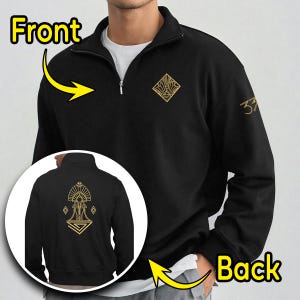 Expedition 33 Embroidered Sweatshirt, Clair Obscur Hoodie, Sci-Fi Gamer Gift, Space Adventure Video Game Shirt.