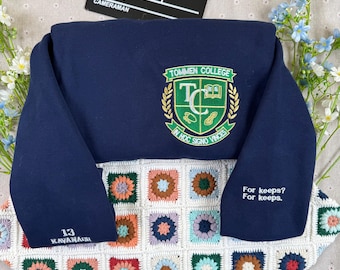 Tommen College Embroidered Sweatshirt, Boys of Tommen Hoodie, Binding 13 Merch for Book Lovers.