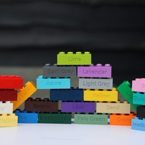 Personalised Engraved LEGO® Brick Made using 100% Brand New LEGO® Pieces