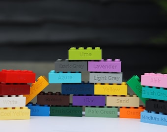Personalised Engraved LEGO® Brick Made using 100% Brand New LEGO® Pieces