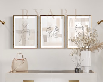 Minimalist Quran l Arabic Calligraphy | Modern Art | Living room Bedroom | Wall Art | Personalised | Islamic Wall Art | Home decor Gift