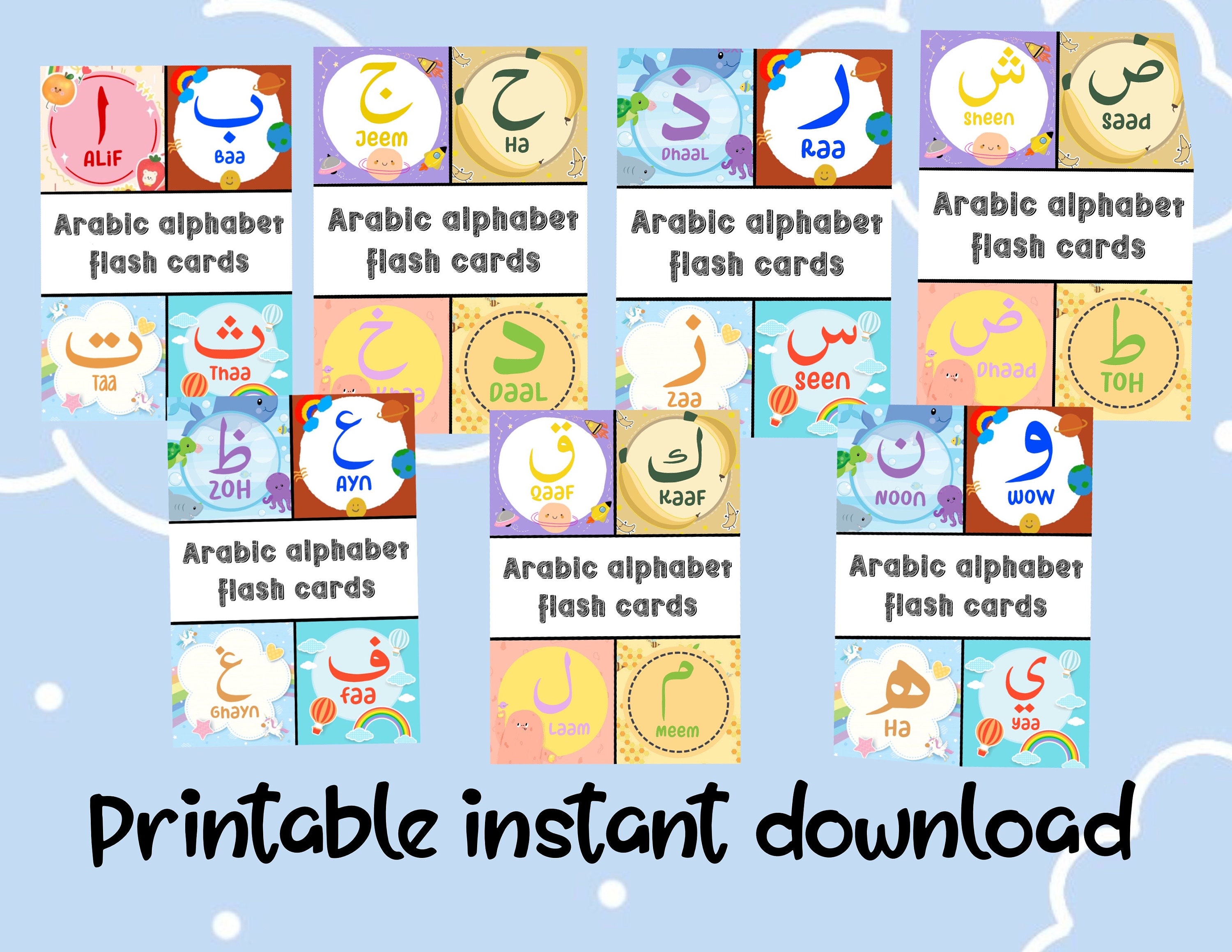 arabic-alphabet-flash-cards-nomenclature-pdf-printable-etsy-uk