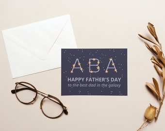 Aba Father’s Day Card | Fun Hindi Punjabi Urdu Card | Desi Card | Pakistan Fathers Day Card | Personalisable with Envelope